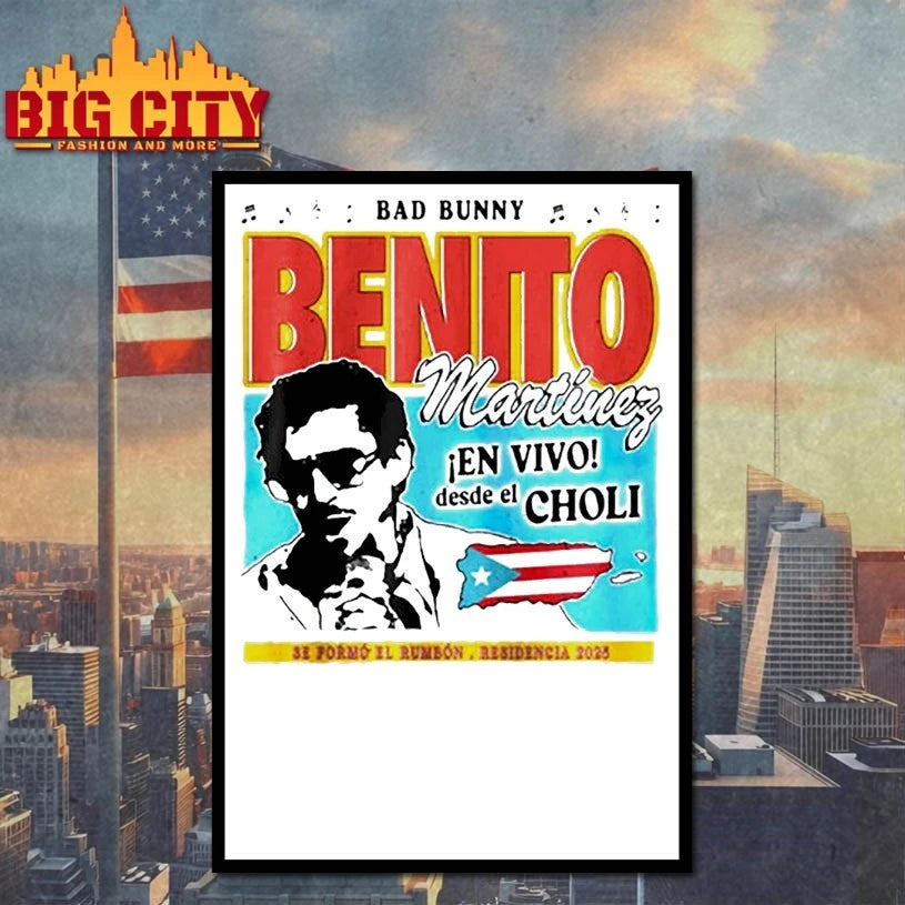 2025 Benito Antonio Bad Bunny Salsa Off shirt