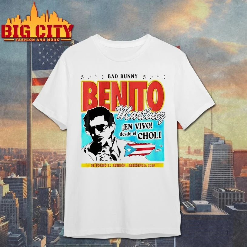 2025 Benito Antonio Bad Bunny Salsa Off shirt