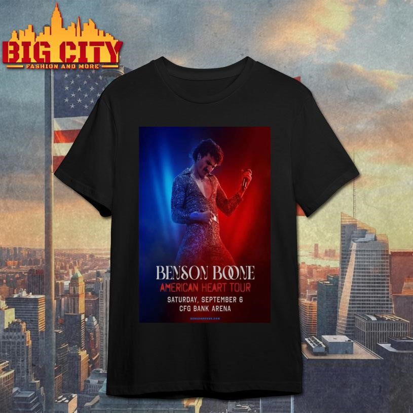 2025 CFG Bank Arena Poster Benson Boone shirt