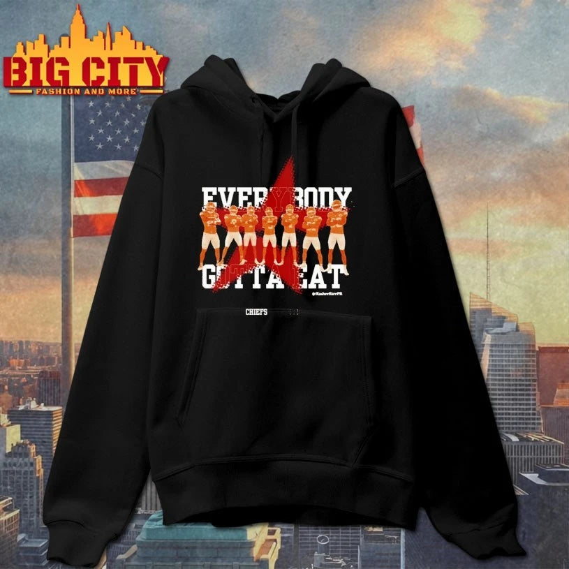 2025 Chiefs Everybody Gotta Eat Star Shirt