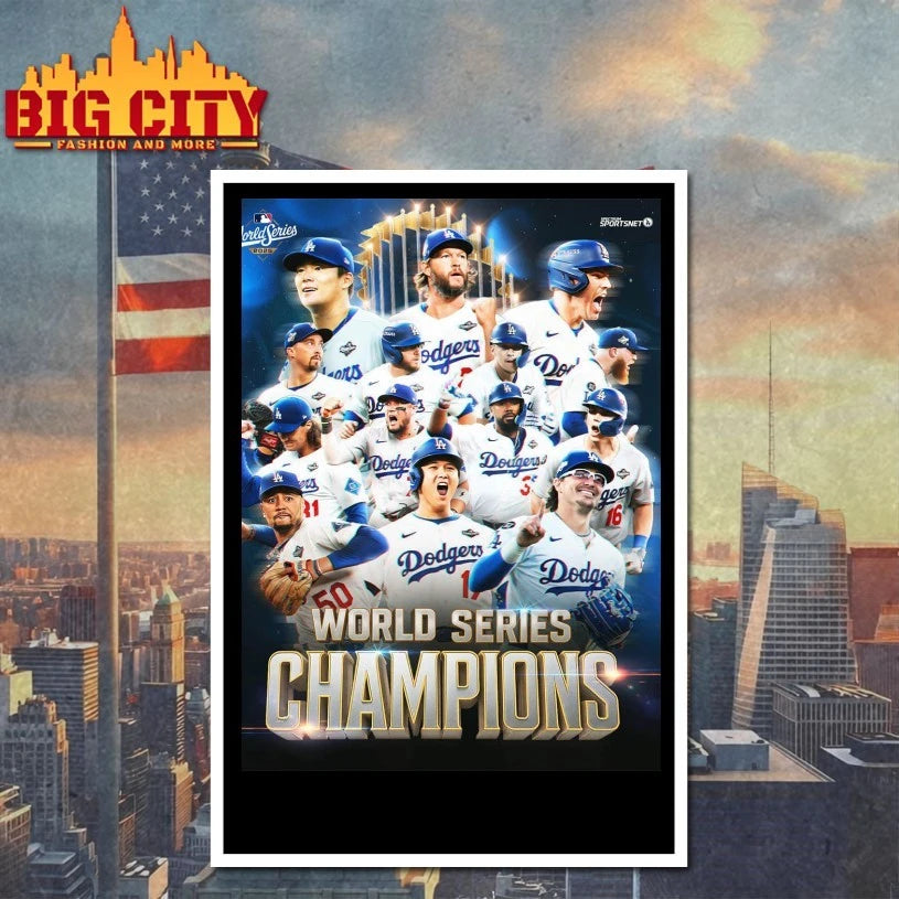 2025 MLB World Series Champions Los Angeles Dodgers Team Poster shirt
