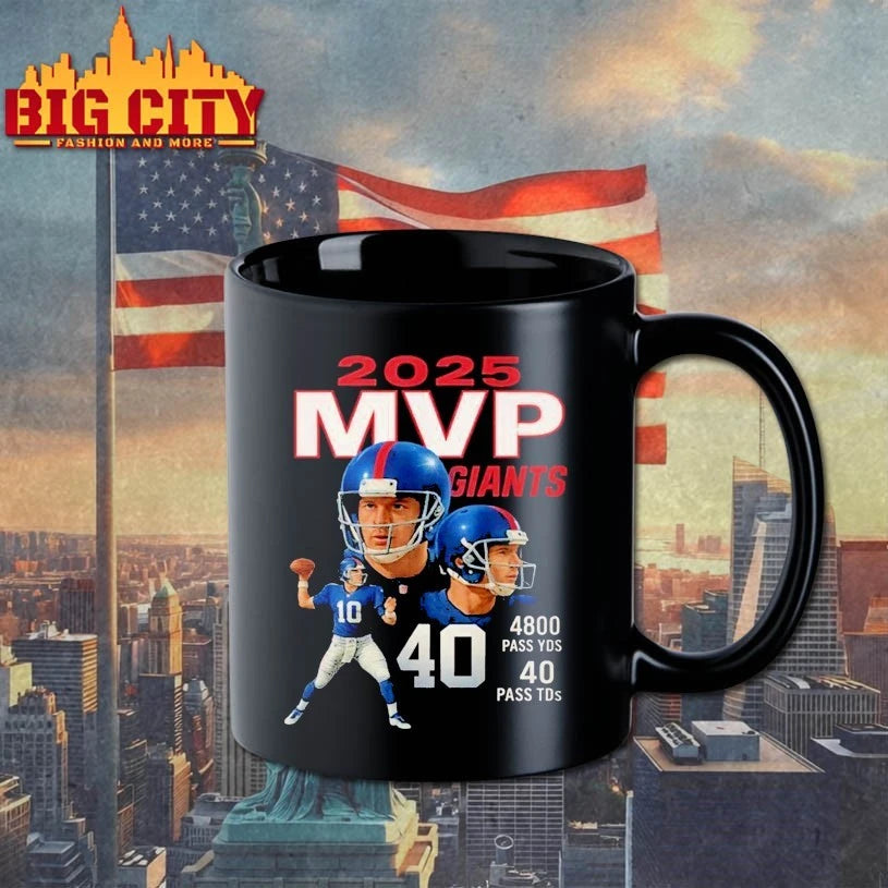 2025 MVP Giants 4900 Pass YDS 40 Pass TDs Shirt