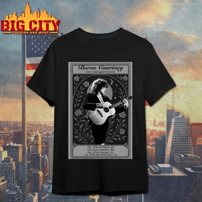 2025 Oct Tour Solo Unplugged Sessions Barns Courtney Poster Shirt