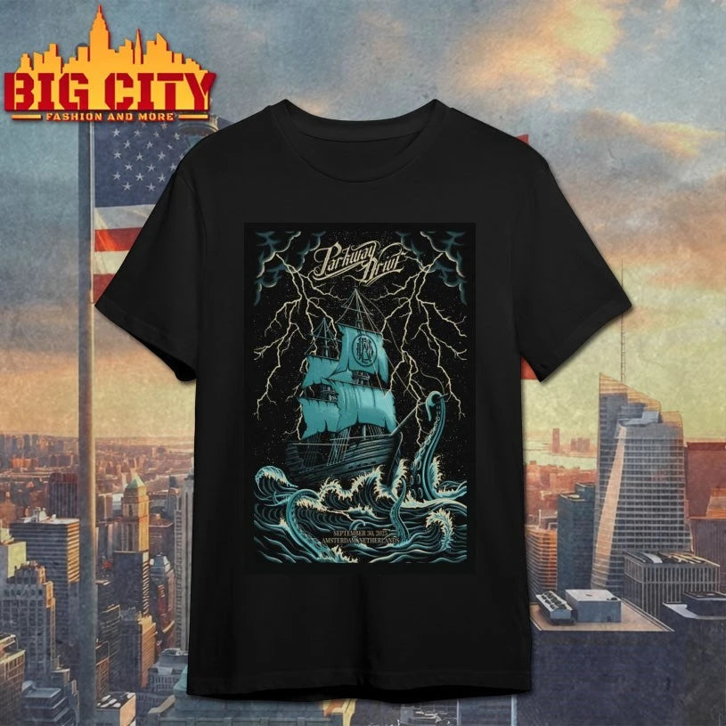 2025 Parkway Drive Amsterdam, Netherlands Event Poster shirts