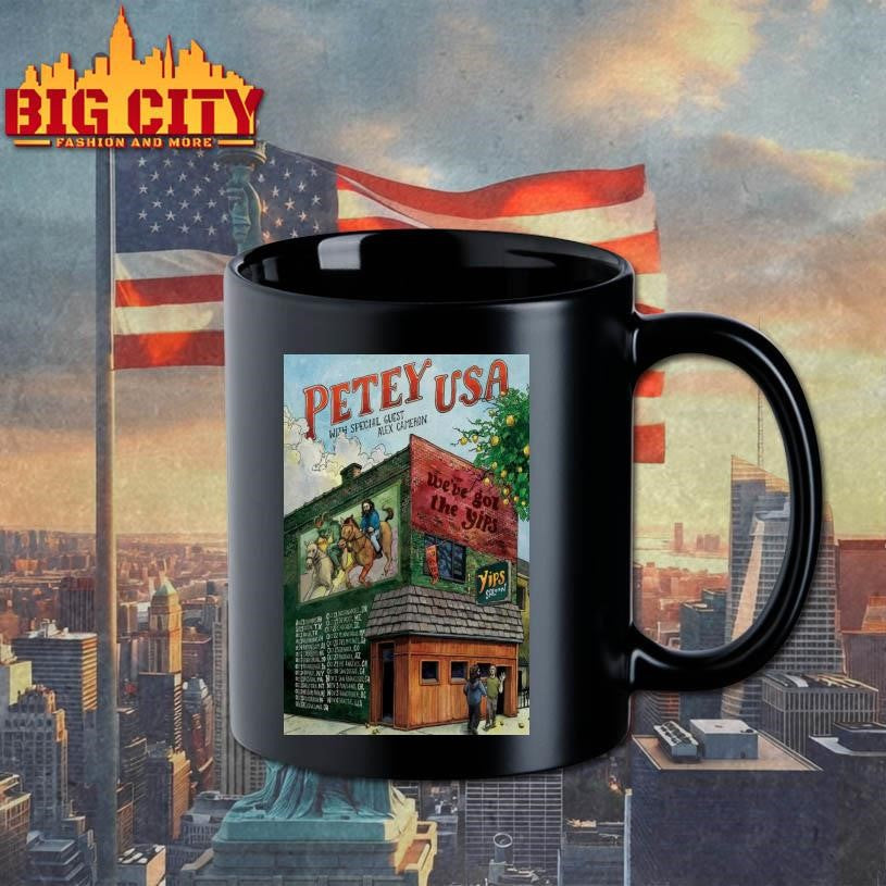 2025 Petey USA We’ve Got The Yips Tour Poster Shirt