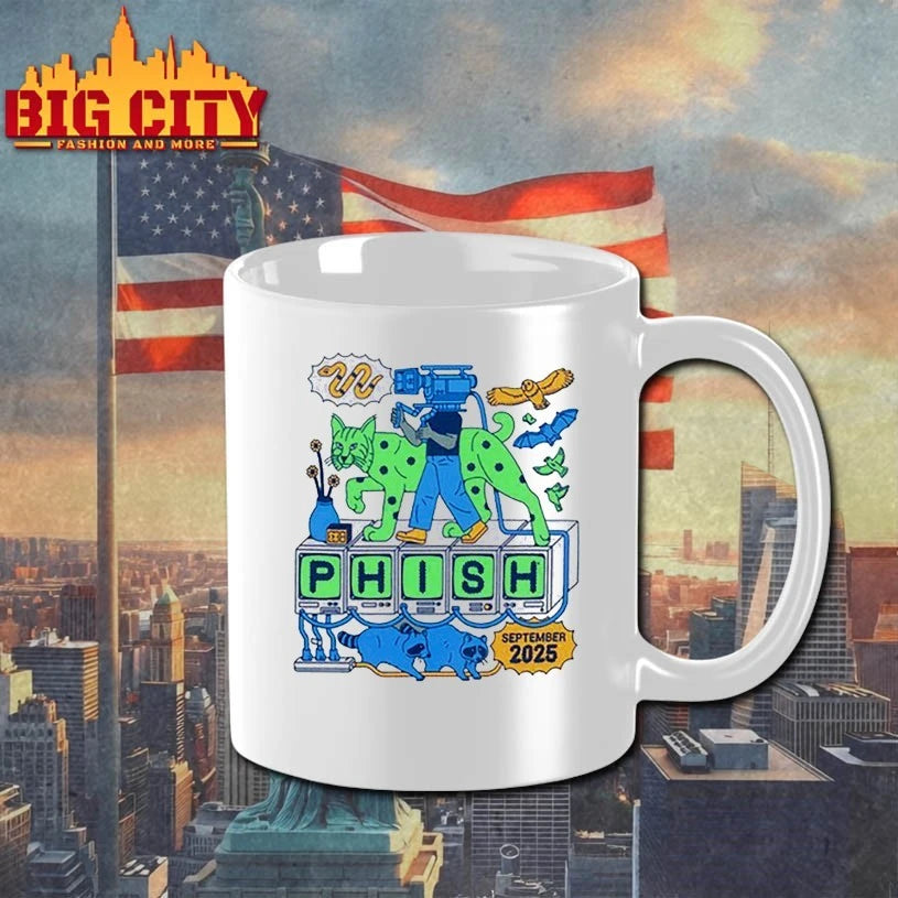 2025 Phish Bobcat Broadcast September Tour Shirt