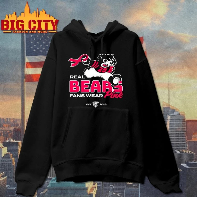 2025 Real Bears Fans Wear Pink shirt
