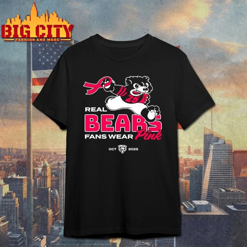 2025 Real Bears Fans Wear Pink shirt