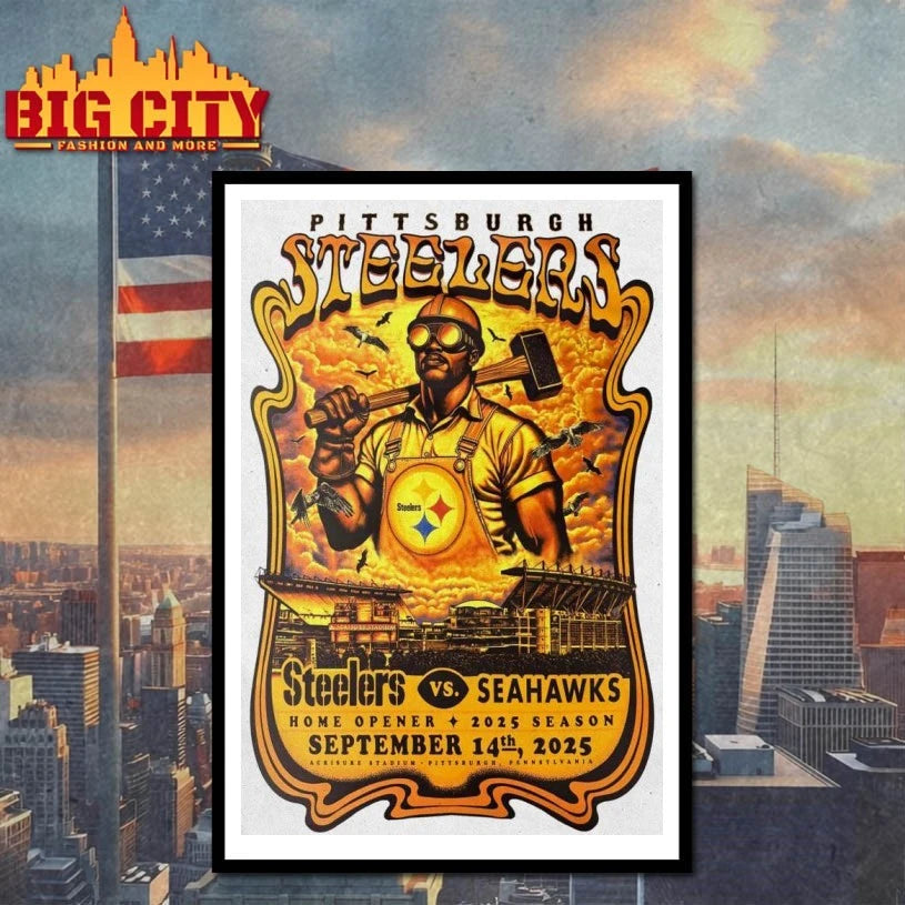2025 Steelers Home Game Poster shirt