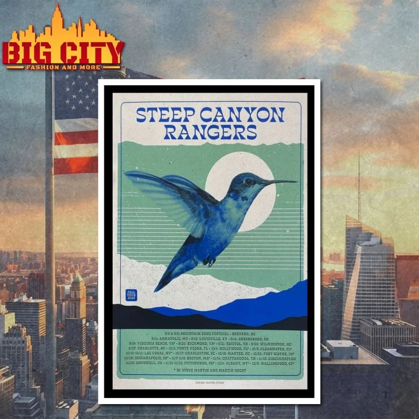 2025 Steep Canyon Rangers Fall Tour Poster shirt