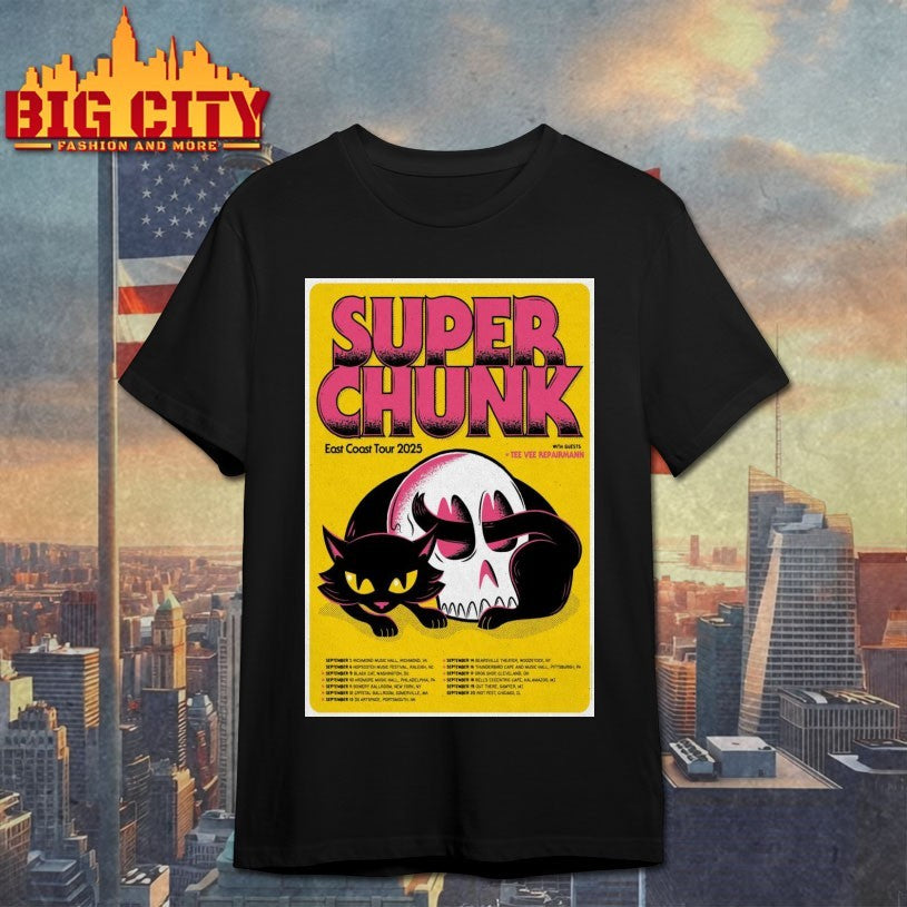 2025 Superchunk East Coast Tour Poster Shirts