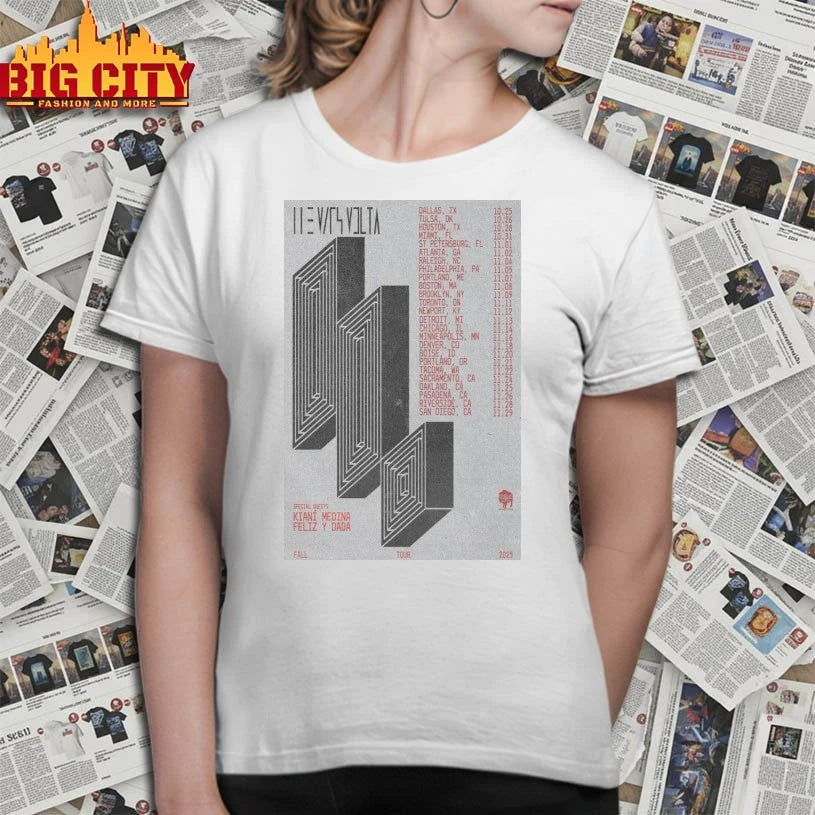 2025 The Mars Volta North America Tour Poster shirt