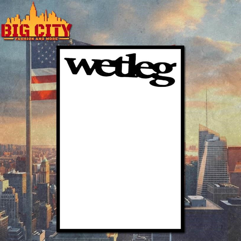 2025 Wet Leg Logo Tour Shirt