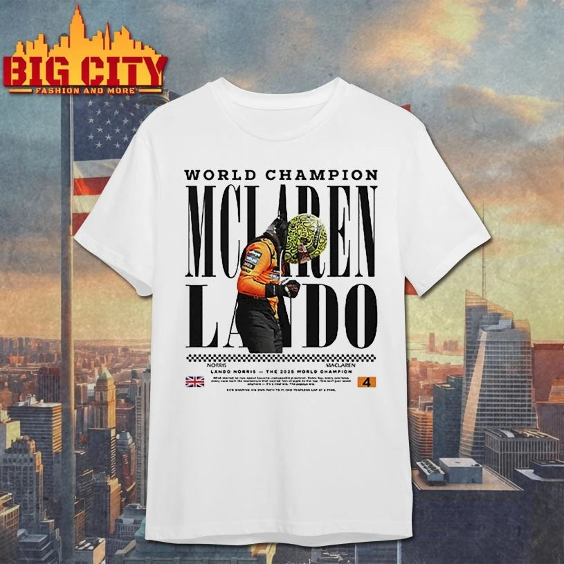2025 World Champion Lando Norris McLaren shirt