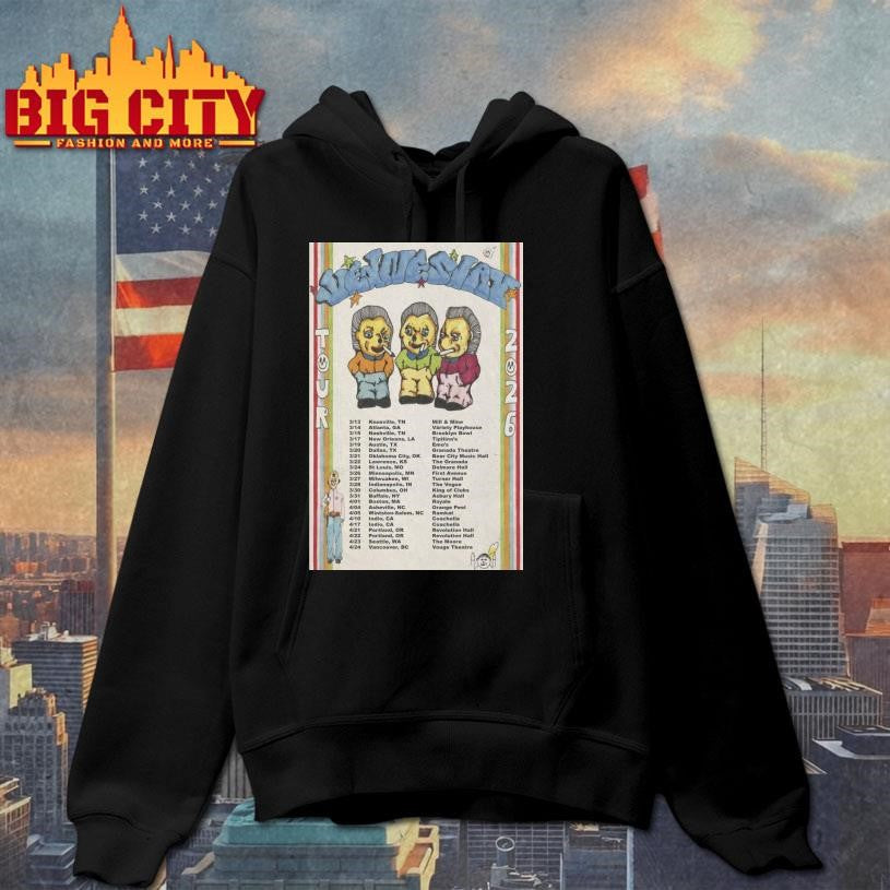 2026 US Tour Wednesday Announce Poster Shirt