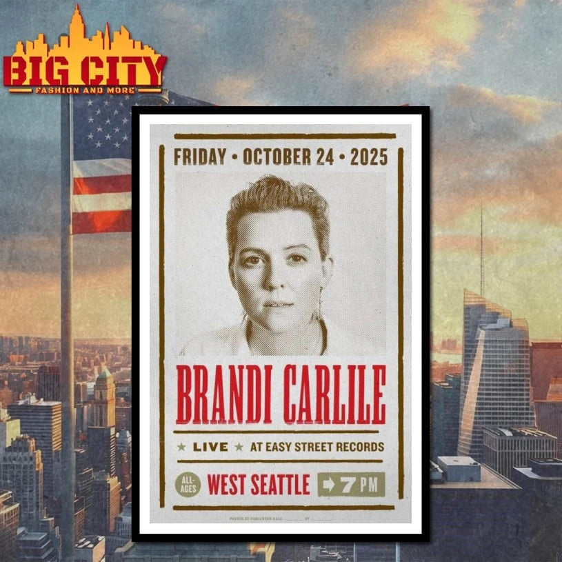 24 October 2025 Live at Easy Street Records i Carlile Poster shirt