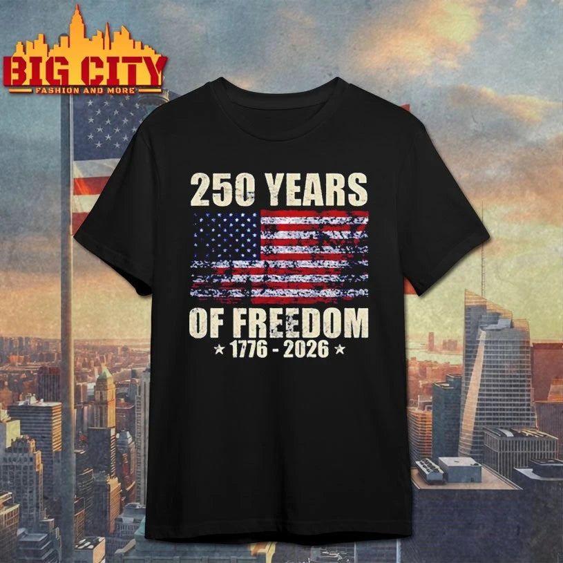 250 years of freedom 1776-2026 flag Shirt