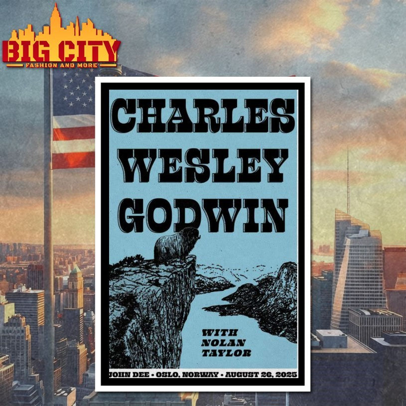 26 August 2025 John Dee. Oslo, Norway Charles Wesley Godwin Poster Shirts