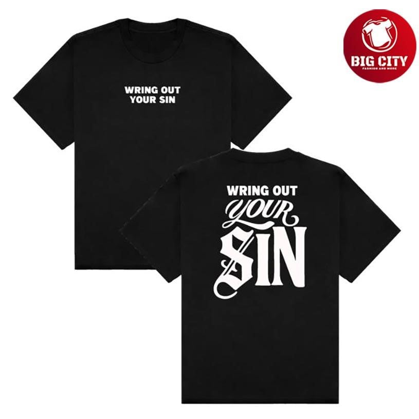 2819 Wring Out Your Sin Two Sided Shirt