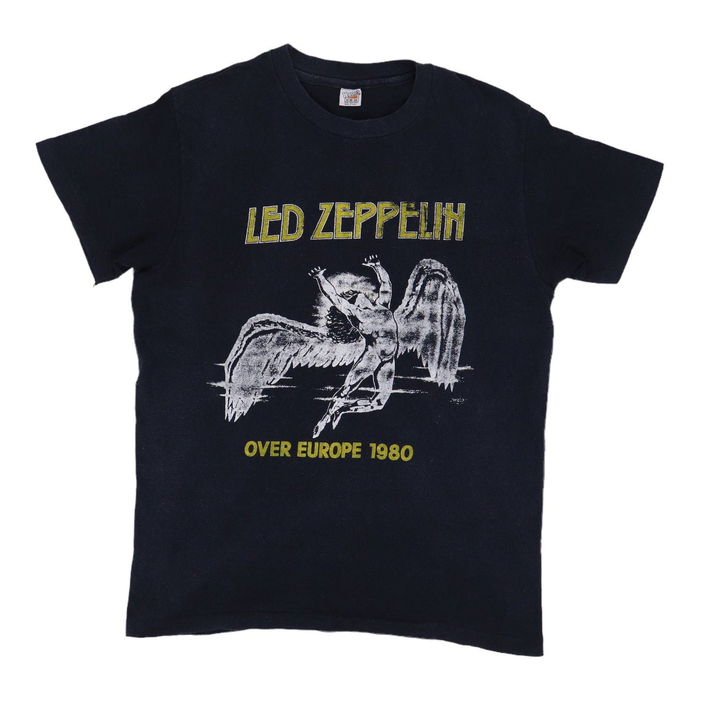 1980 Led Zeppelin Over Europe Tour Shirt Style001