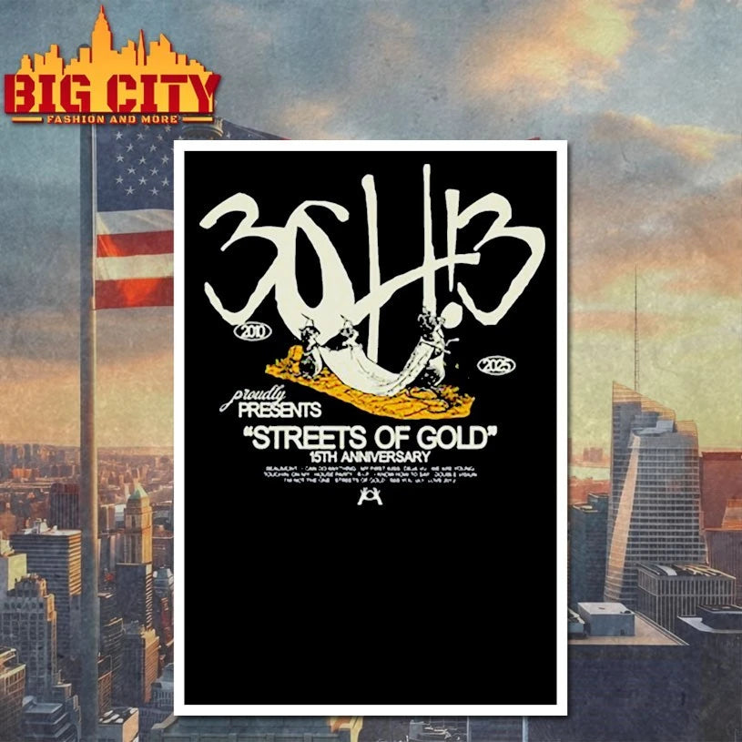 3OH!3 15th Anniversary of Streets Of Gold shirt