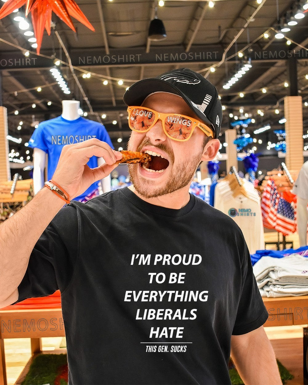 I’m proud to be everything Liberals hate this gen sucks shirt