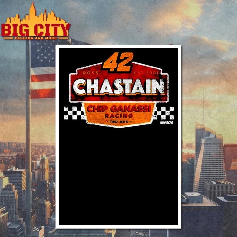 42 Ross Chastain EST 2001 Chip Ganassi racing TRD MRK shirt