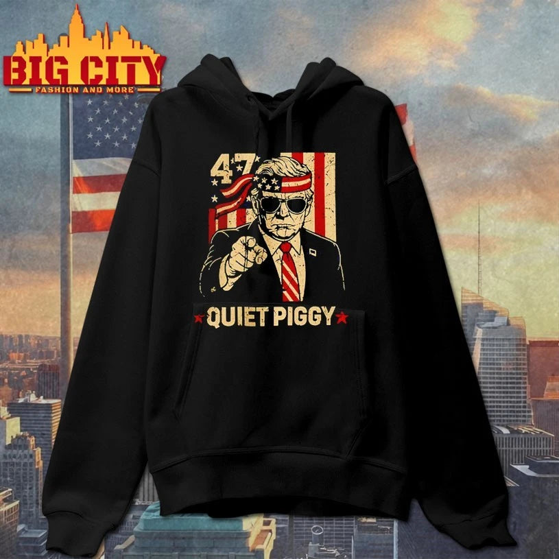 47 Quiet Piggy Trump American shirt