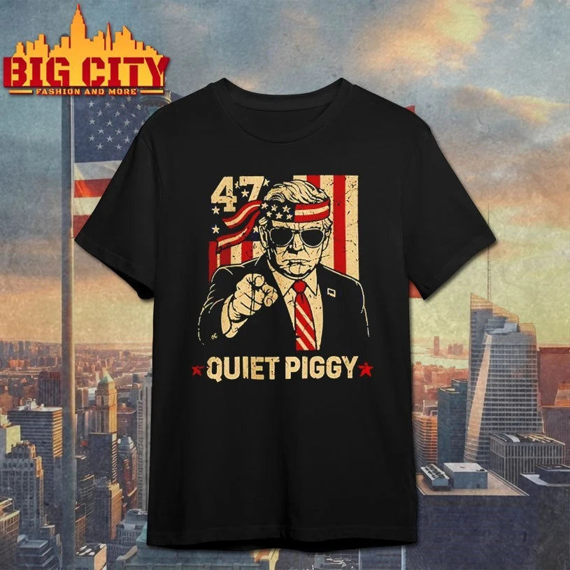 47 Quiet Piggy Trump American shirt