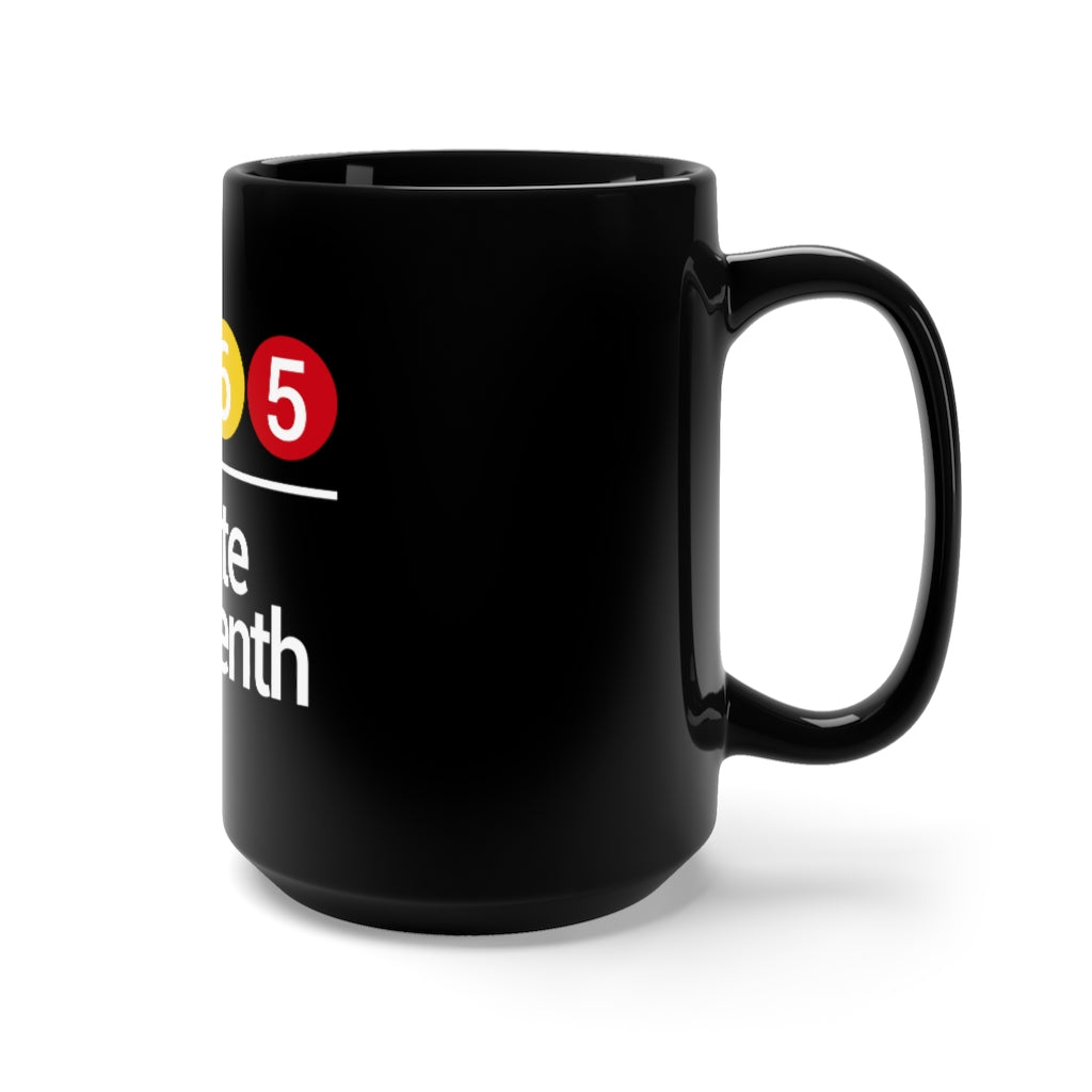 1865 Celebrate Juneteenth Black Mug 15oz