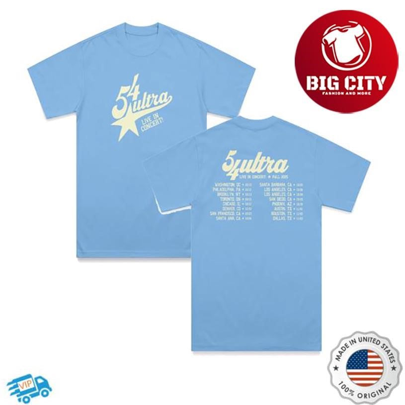 54Ultra 2025 Tour Two Sided Shirt
