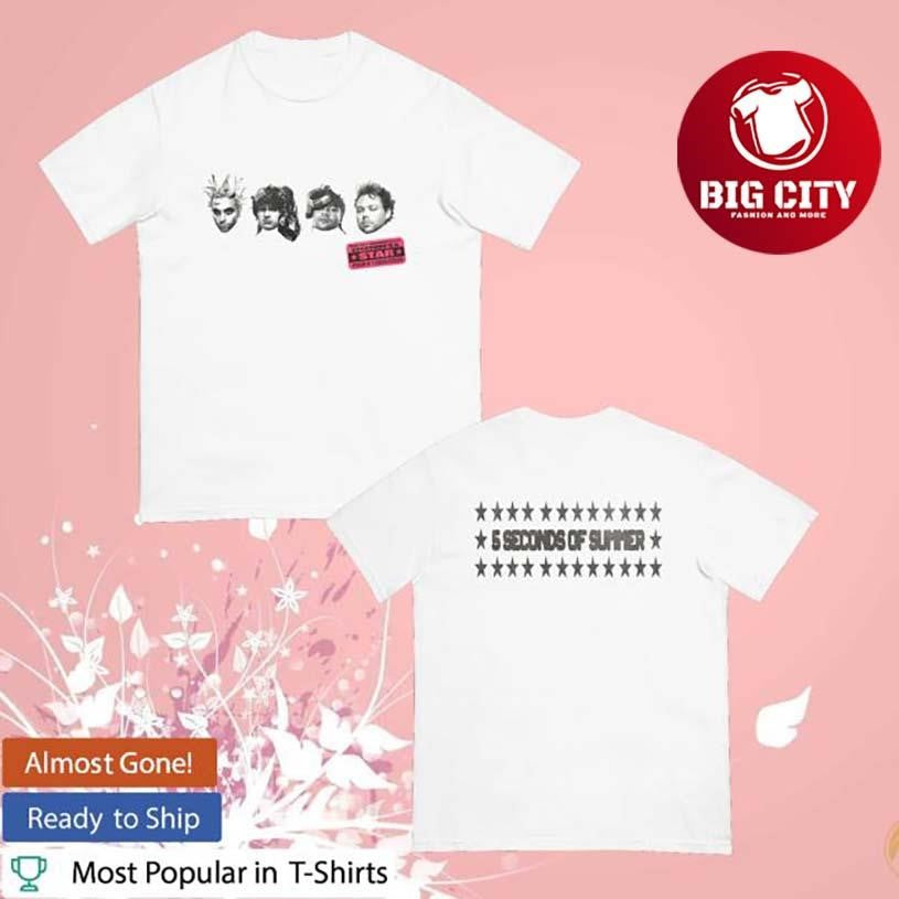 5Sos Everyone’s A Star Australian Bobble Head Two Sided Shirt