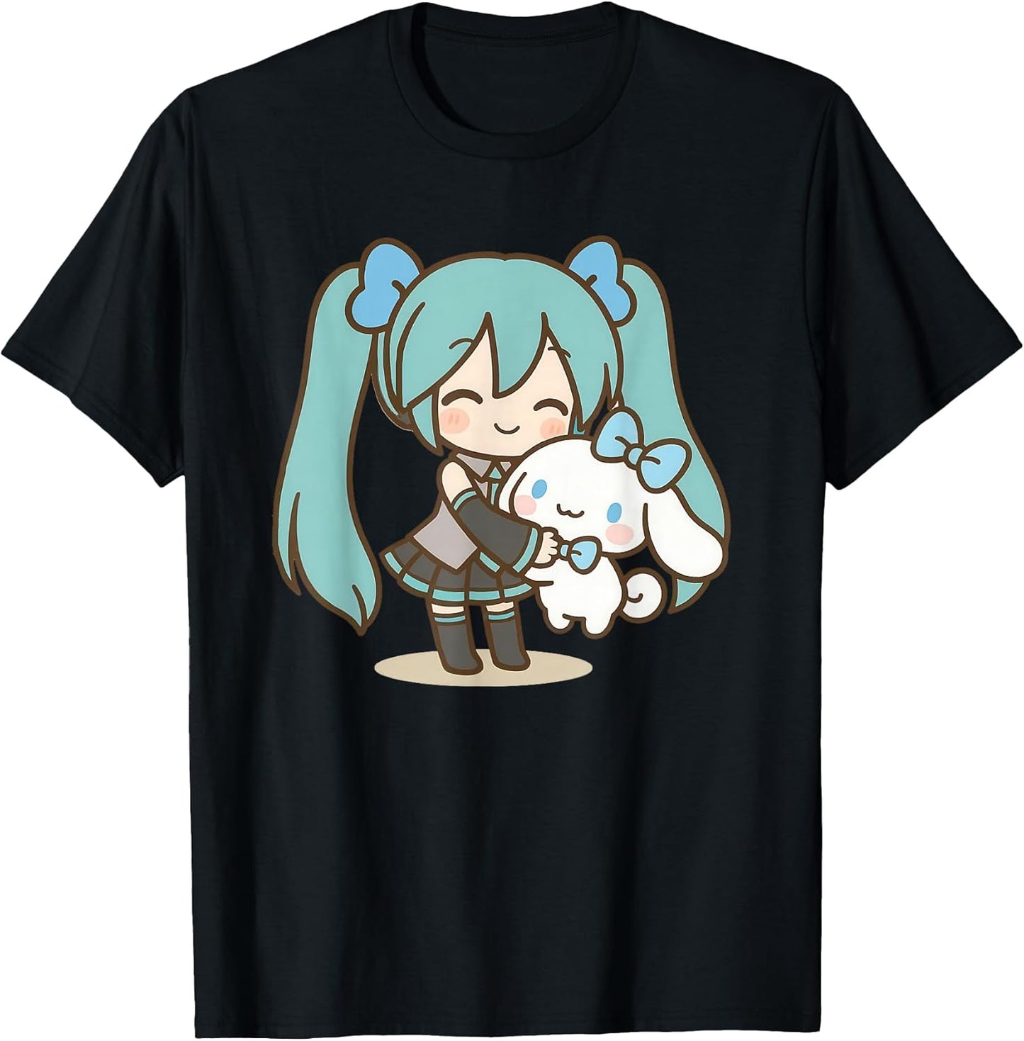 Cute Anime Manga Girl Miku Singer Singing Music Lover Kawaii T-Shirt