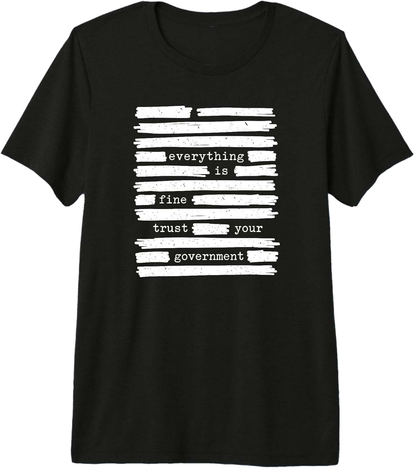 Funny Trust Your Government T Graphic Novelty Tees