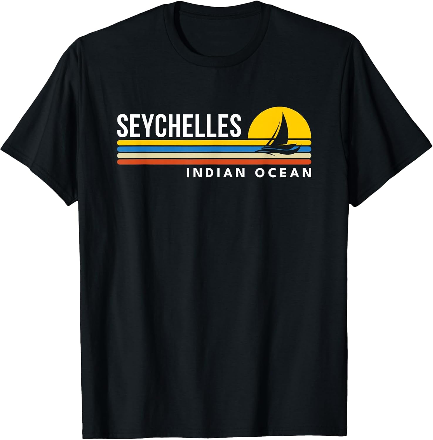 Seychelles Merch T Shirts for Men Women Sailing