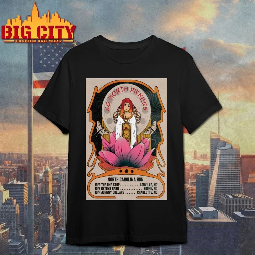 65 North Pickers North Carolina Run 2025 Tour Poster Shirt