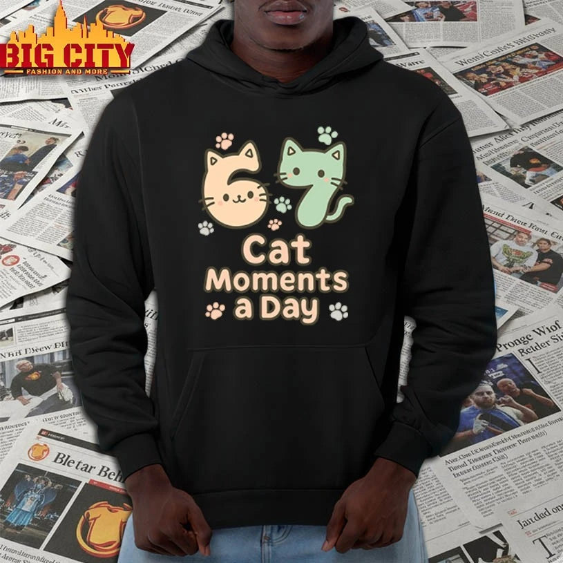 67 Cat Moments A Day Six Seven shirt
