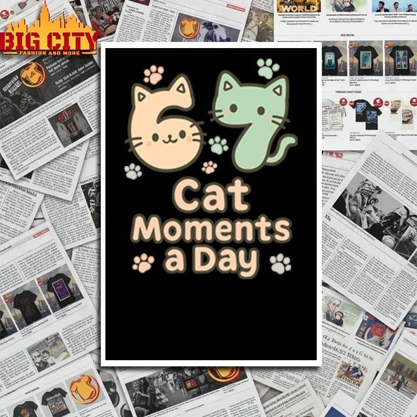 67 Cat Moments A Day Six Seven shirt