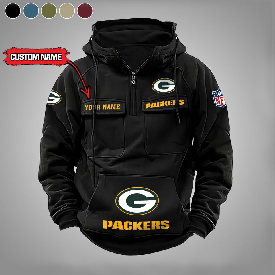 Green Bay Packers Custom Cargo Hoodie