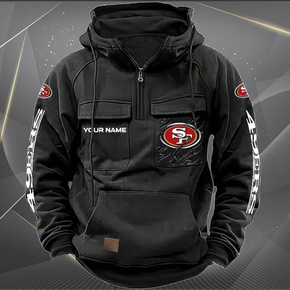 SF 49er Personalized Cargo Hoodie