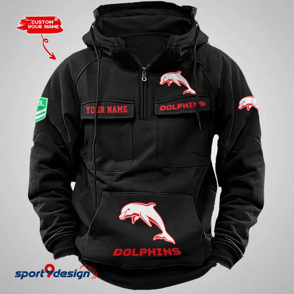 Dolphins Vintage Men Hoodie AZVMHD246 - Sport9Design