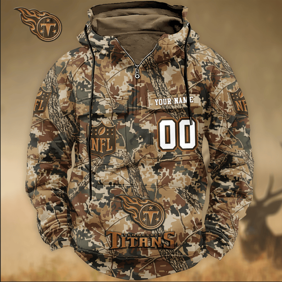 Tennessee Titans Classic Revival 3D Hoodie