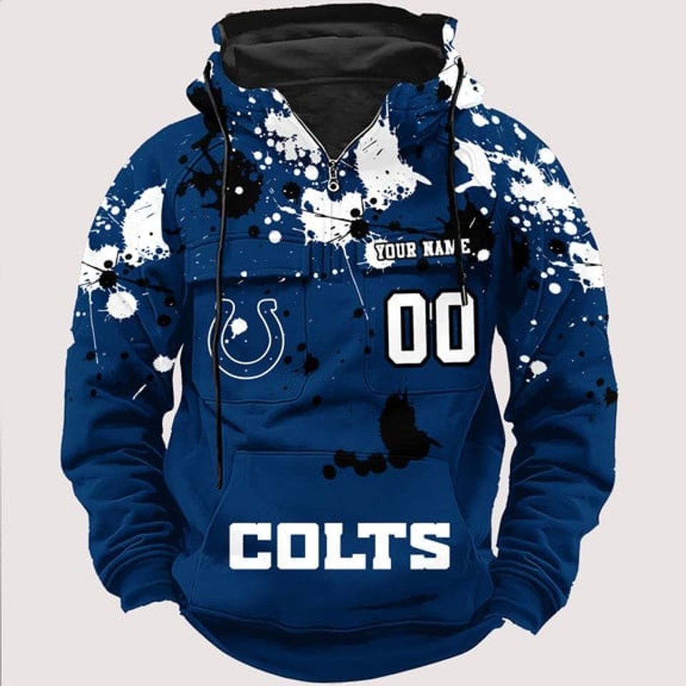 Indianapolis Colts Classic Revival 3D Hoodie