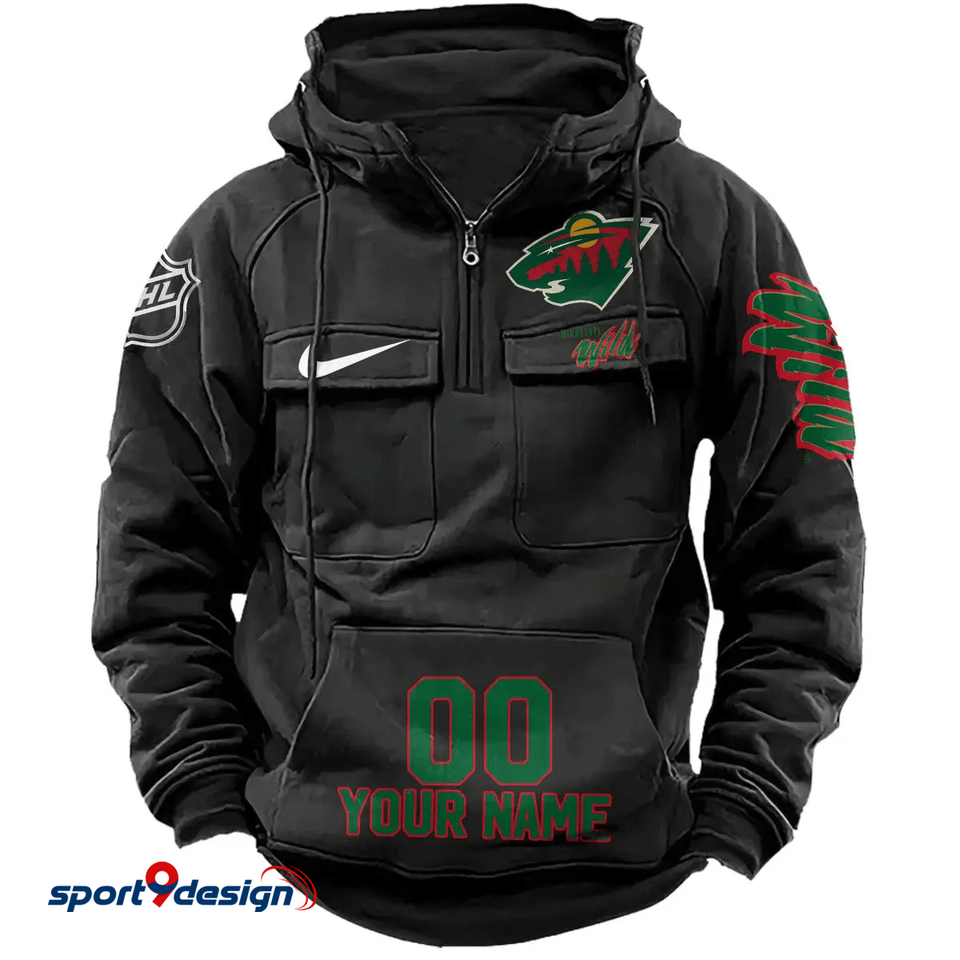 Minnesota Wild Custom Cargo Hoodie For Fan