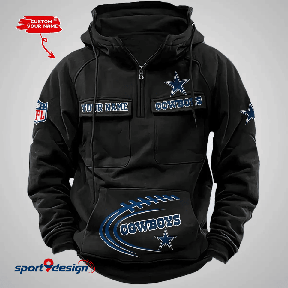 Dallas Cowboys Custom Cargo Hoodie, Gift For Fan