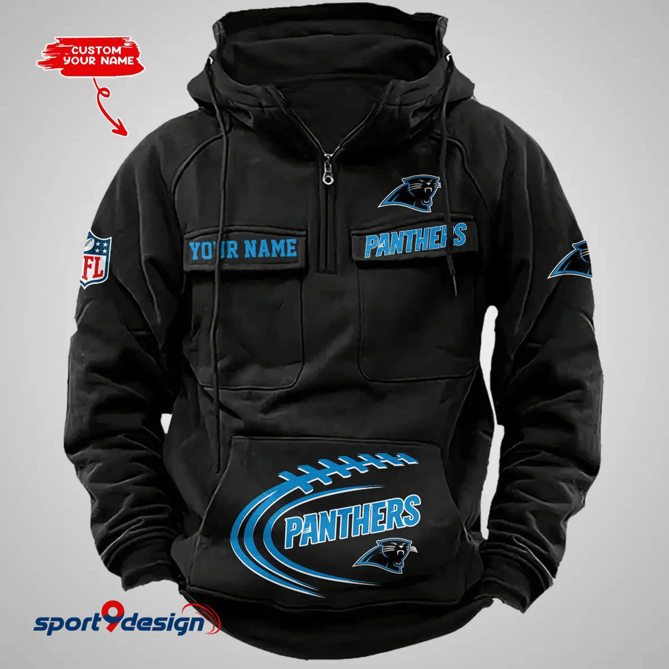 Carolina Panthers Custom Cargo Hoodie, Gift For Fan