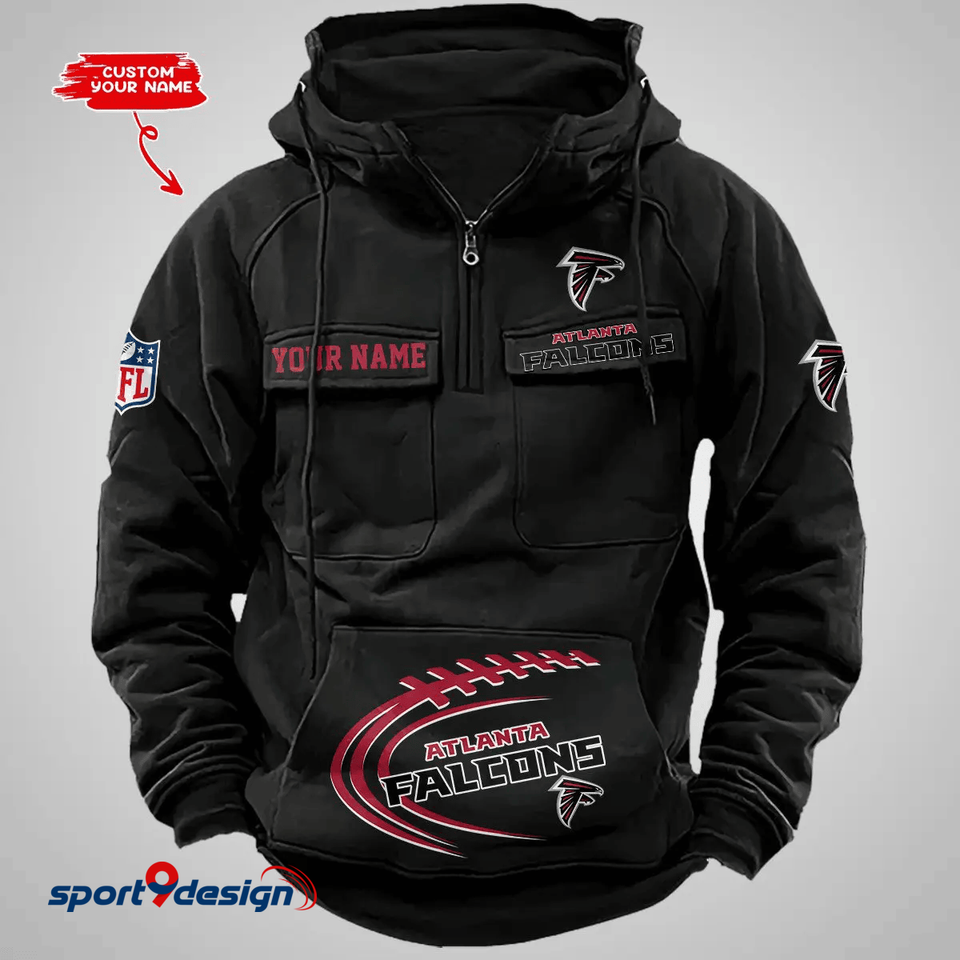 Atlanta Falcons Custom Cargo Hoodie, Gift For Fan