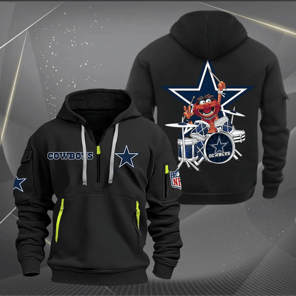 Dallas Cowboys NNHT1239 Zip Hoodie Multicolor 2024 Edition - Sport9Design