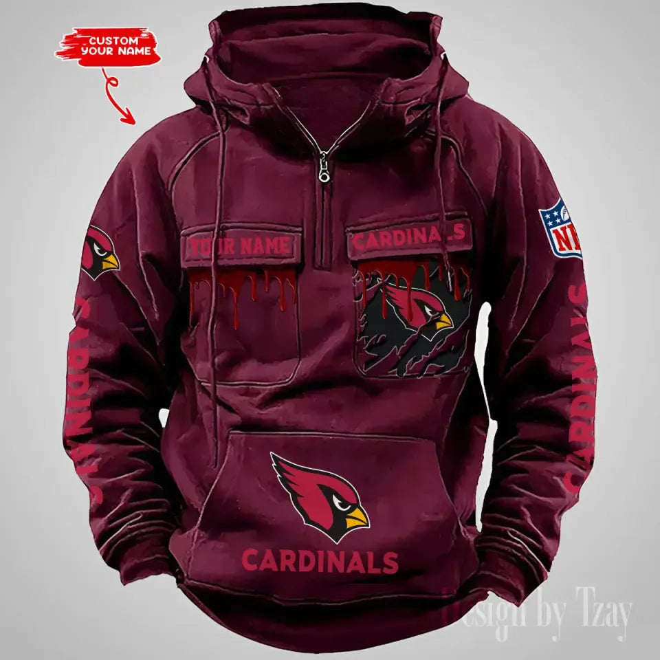 Arizonna Cardinals Custom Vintage Hoodie For Men