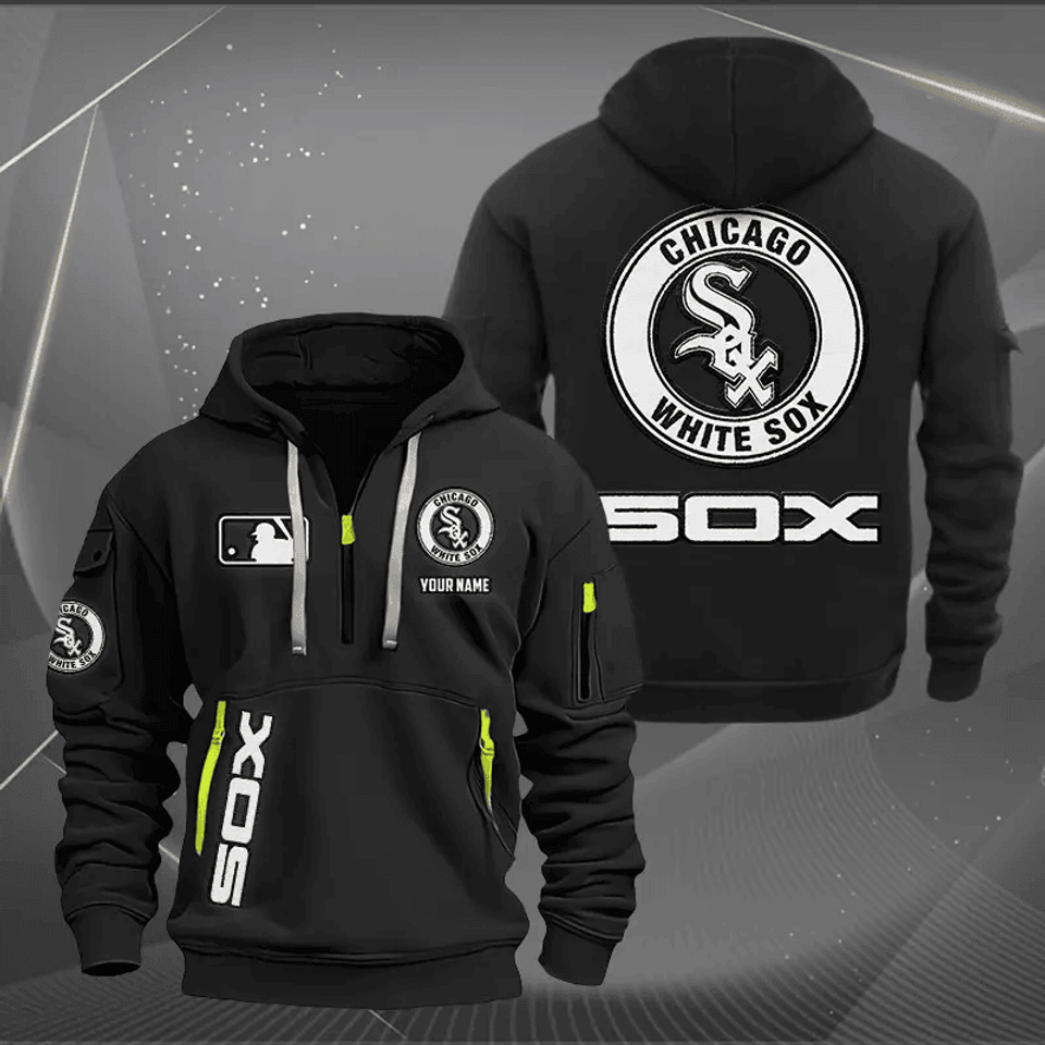 Chicago White Sox Tactical Hoodie, Baseball Fan Military Style Sweatshirt